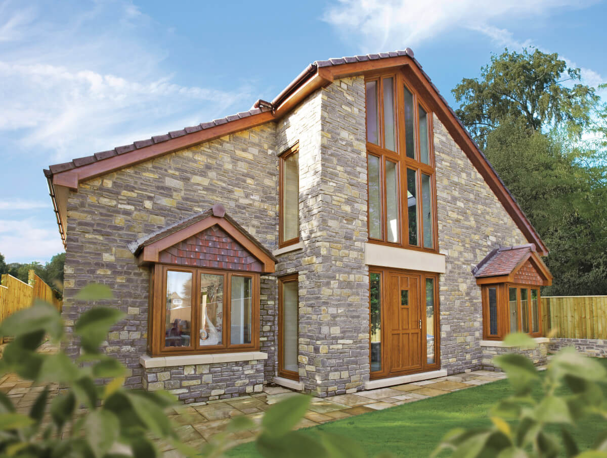 brown eurocell windows and doors