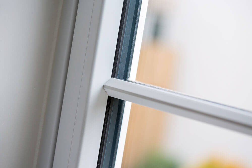 white flush window