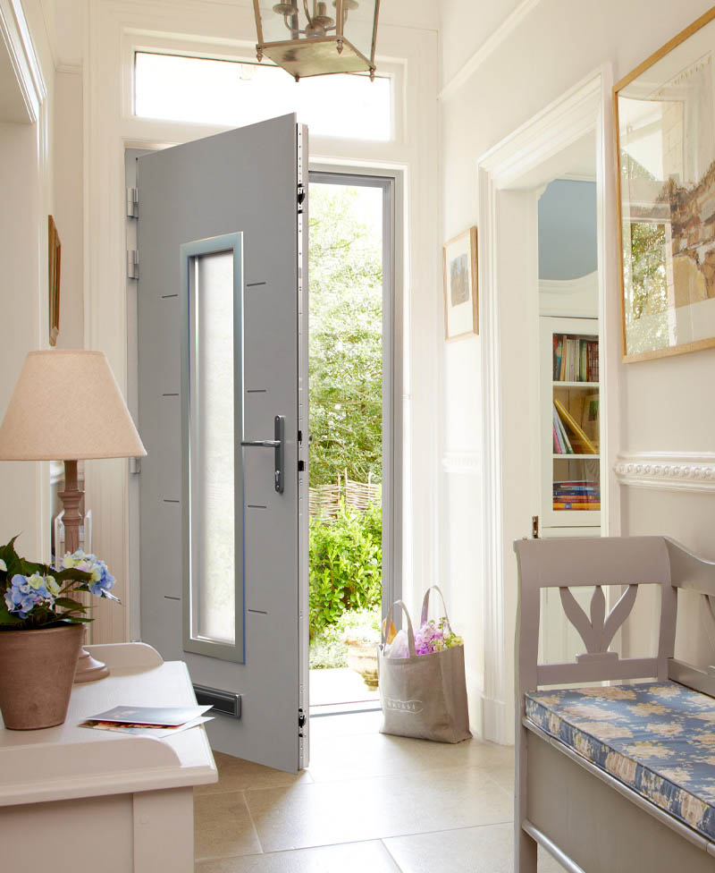 grey designer door